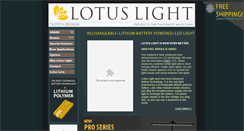 Desktop Screenshot of lotuslights.net